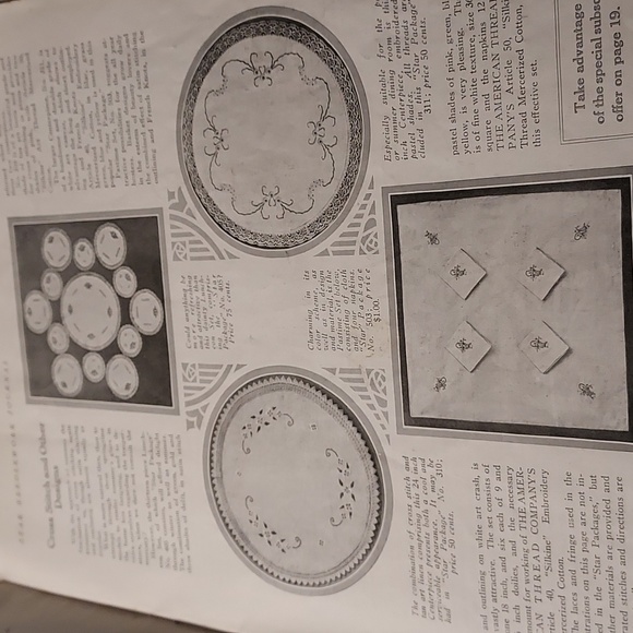 Vintage 1917 Star Needlework Journal Vol 2 No 2 Booklet - Picture 5 of 12